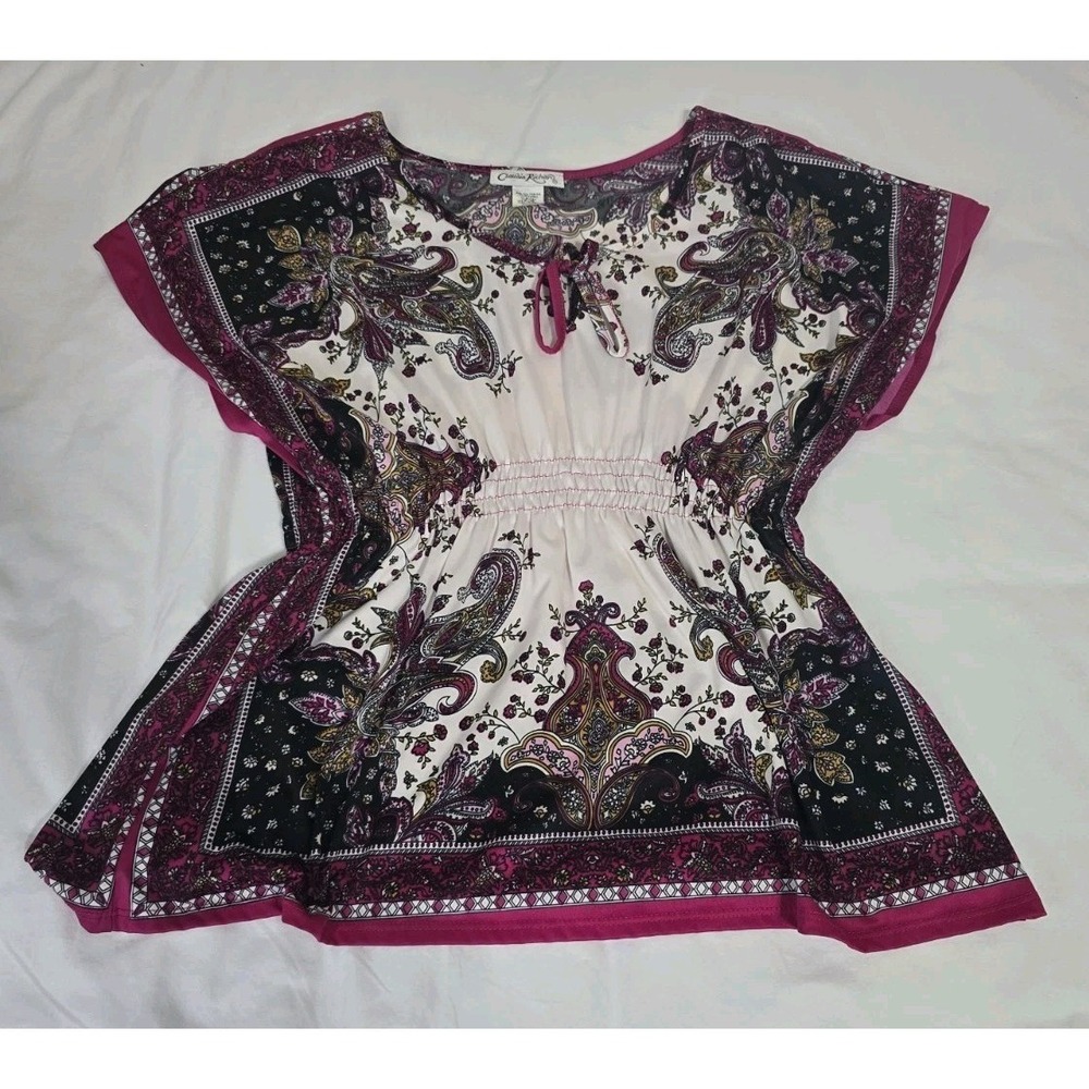 Claudia Richard Women's XL Empire Waist Blouse